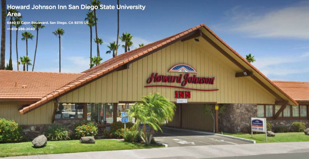 Howard Johnson University Inn - Sdsu - San Diego State University Kültér fotó